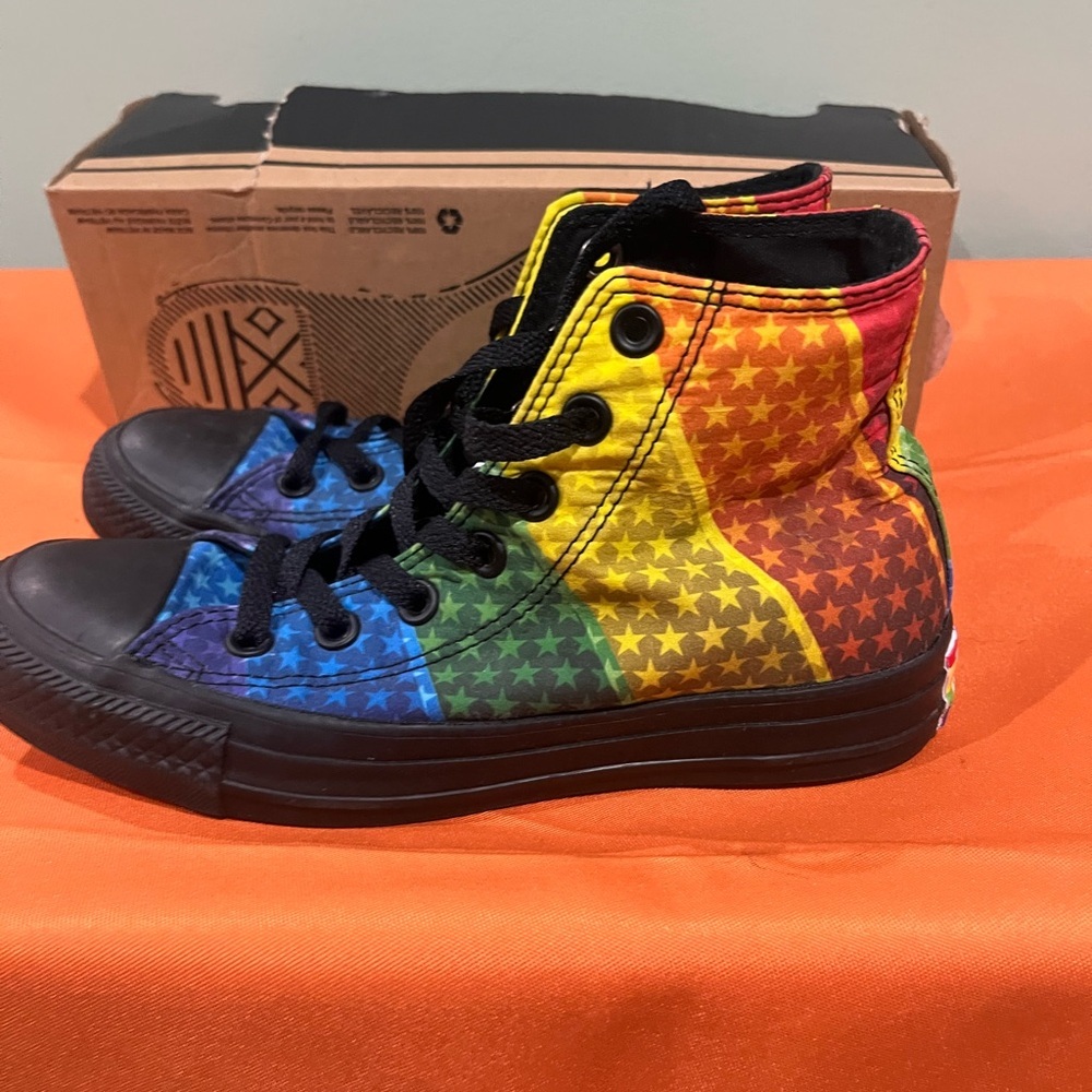 Converse All star Vibrant Rainbow Star unisex sneakers - Picture 4 of 12